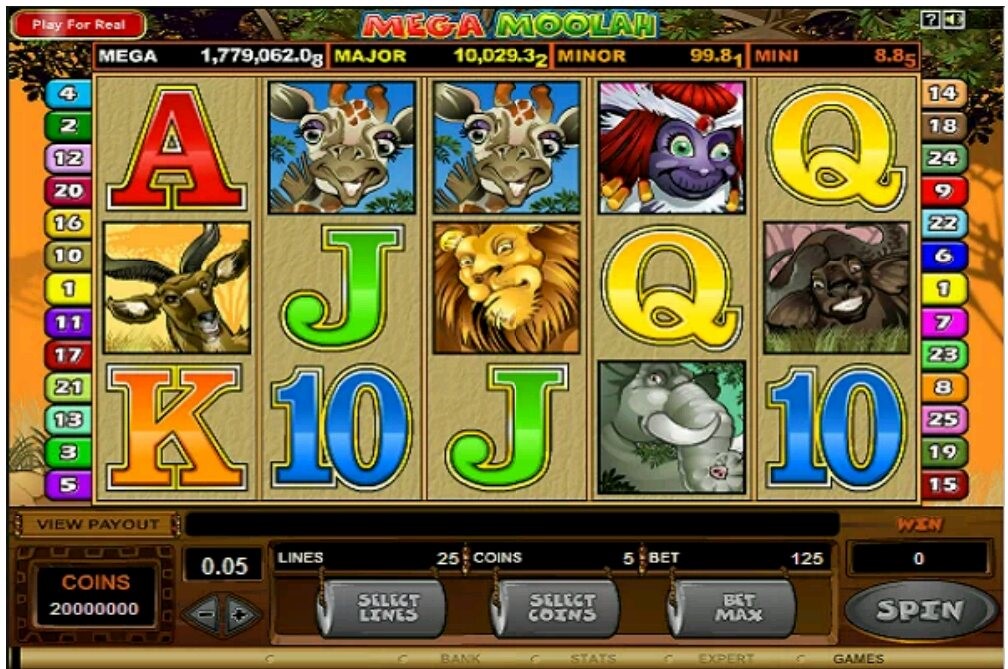 Mega Moolah Progressive Slot